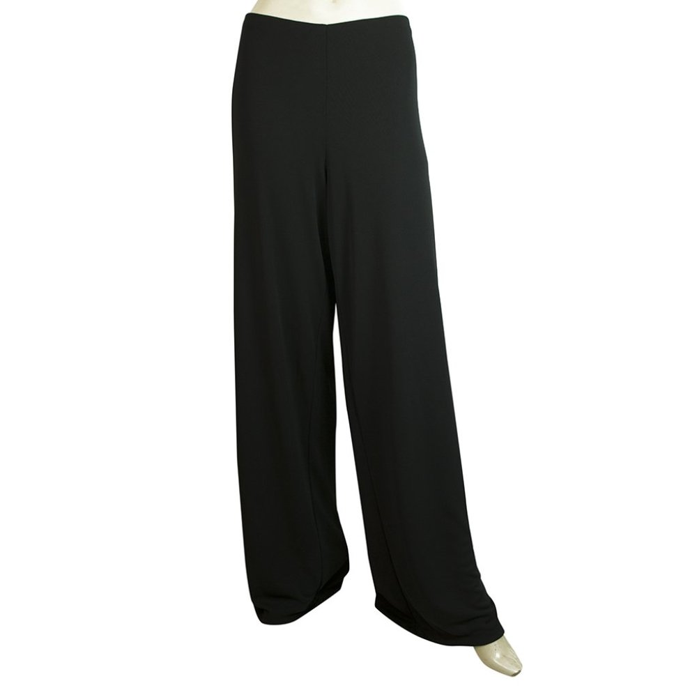 La PERLA Black Elastic waist Pants Classic Trouser